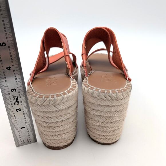 Nordstrom Rack Cressida Platform Wedge Espadrille Sandal Red Size US6M EU37 - Picture 4 of 12